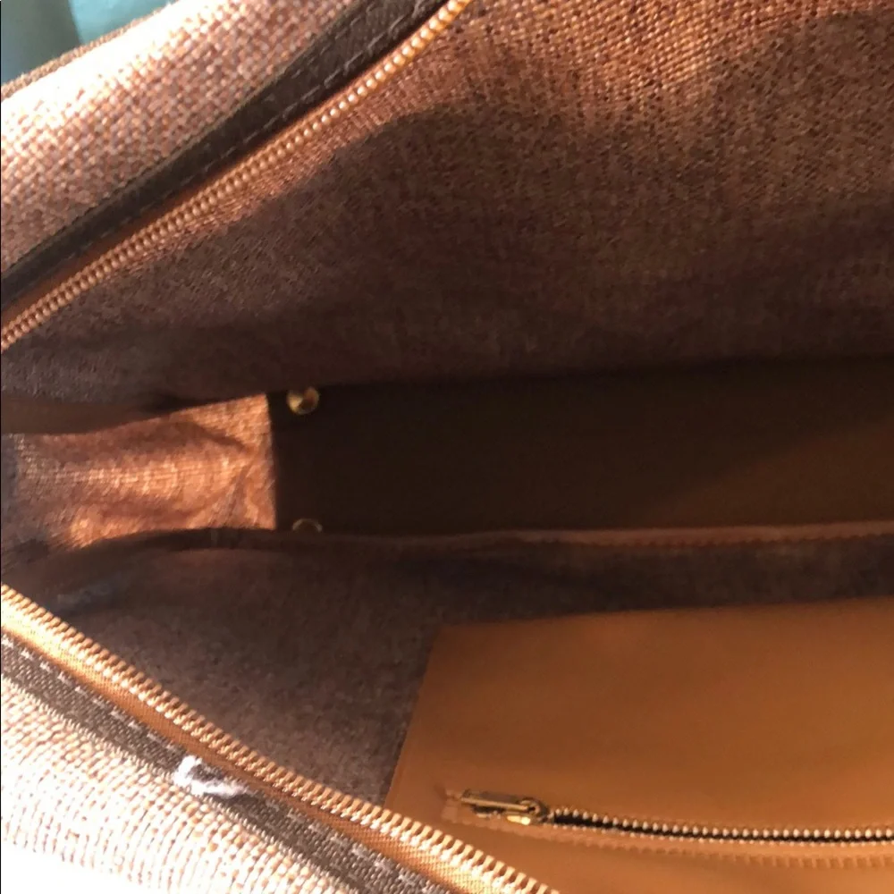 Pegasus Brown Canvas Travel Tote Bag by
